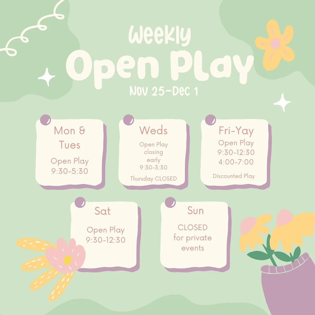 THIS WEEKS HOURS 🦃