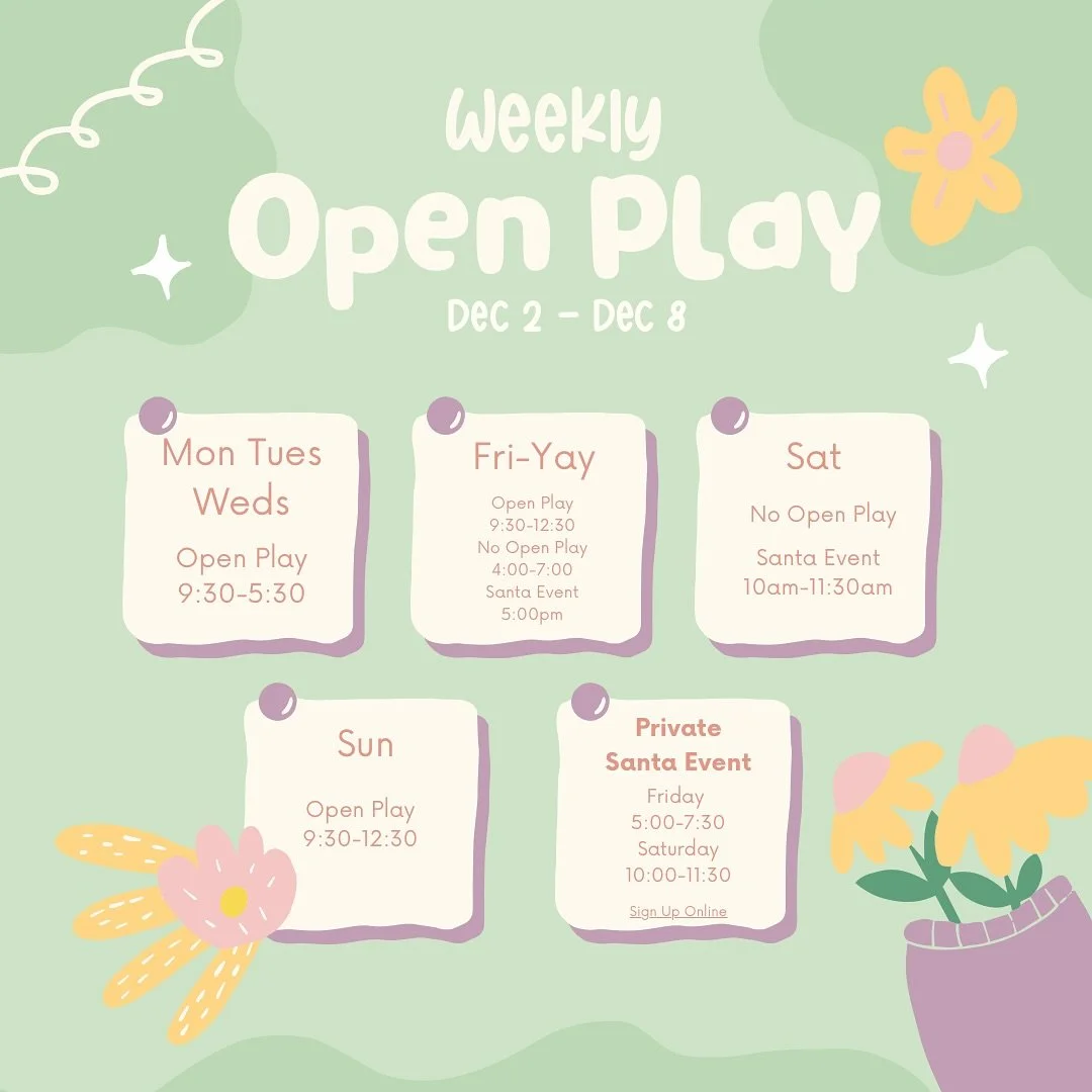 WEEKLY SCHEDULE DEC. 2 - DEC. 8
