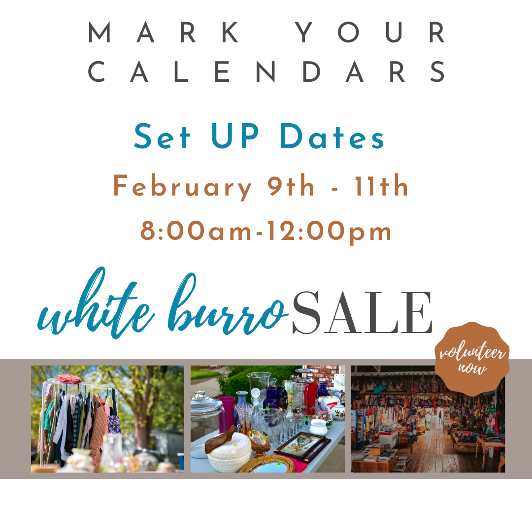 White Burro SET UP dates