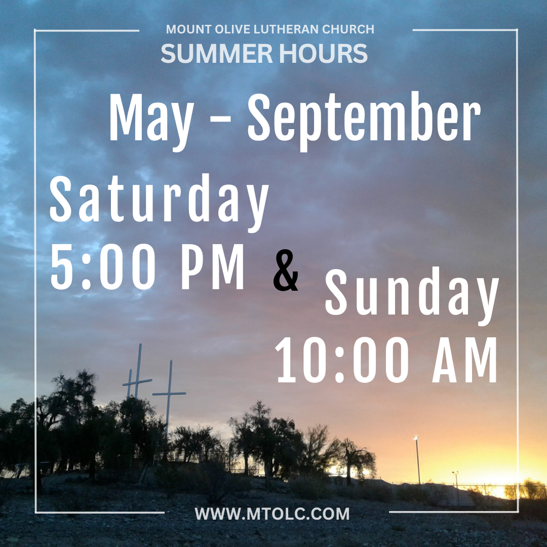 Summer Worship Changes are Coming Soon!!&nbsp;