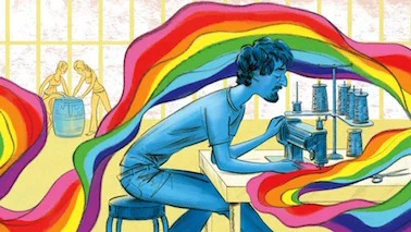 "Pride" Tells the History of the Rainbow Flag, But Needs Some Other Books to Prop It Up