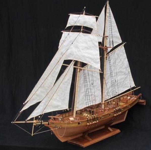 Scale 1847 Harvey Wooden Ship Model Kit, Model Wooden Ships Canada
