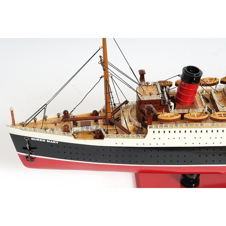Wood Ship Model Queen Mary, Model Wooden Ships Canada