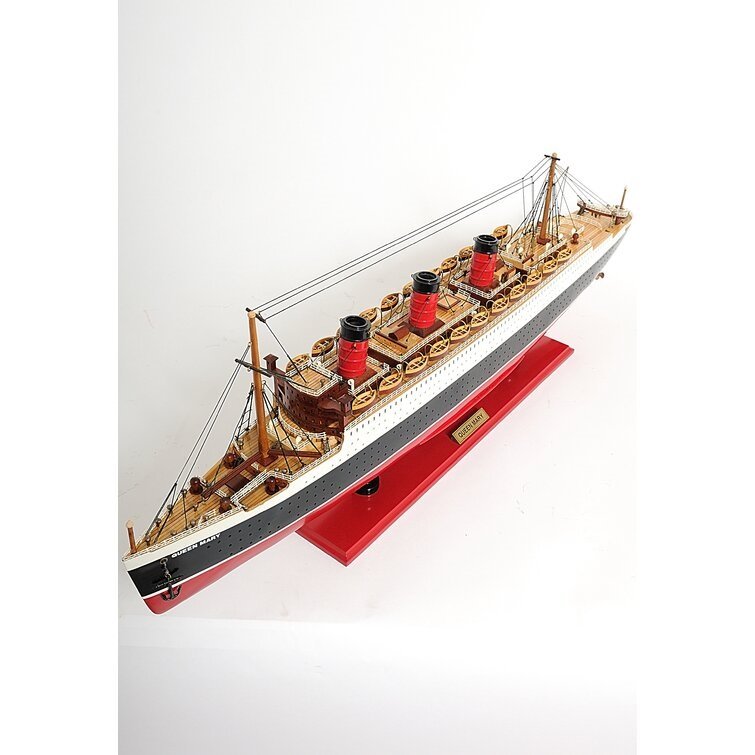 Wood Ship Model Queen Mary, Wooden Boat Kits Canada