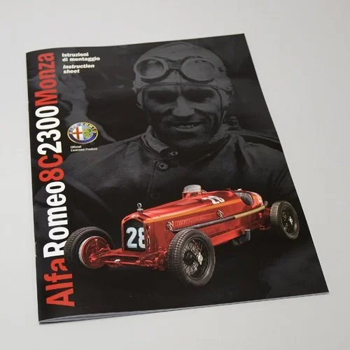 Alfa Romeo 8C 2300 Monza plastic model kit by Italeri