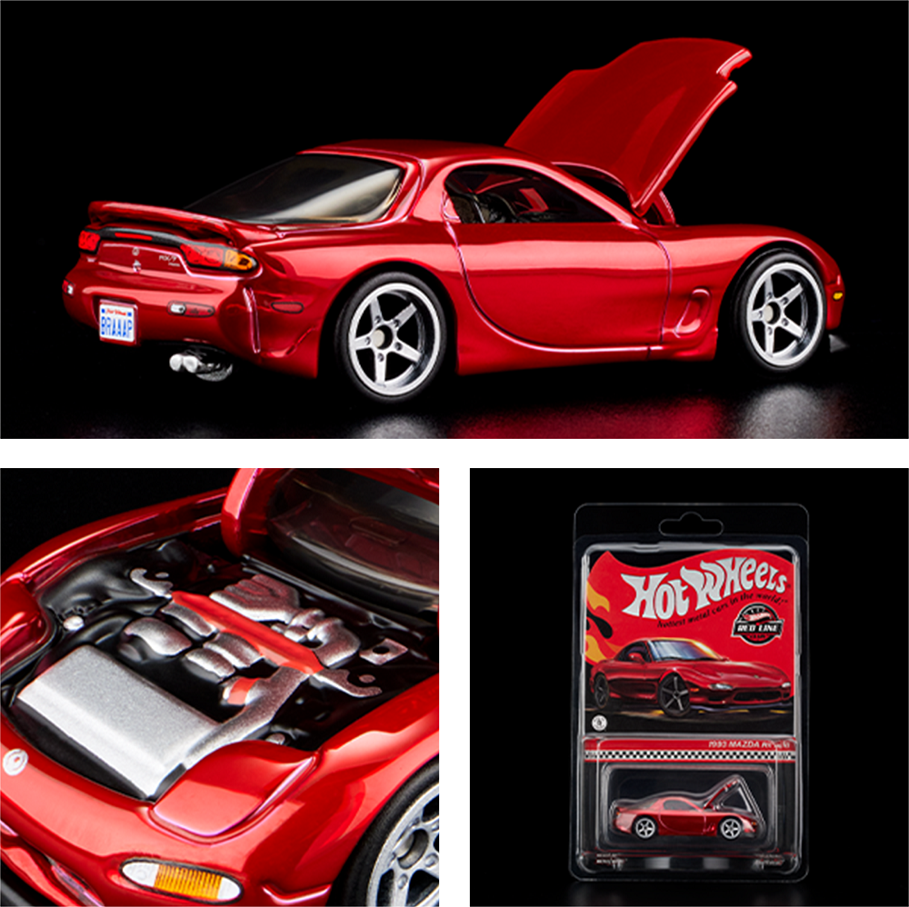 ホットウィール RLC 限定マツダ Rx7。 Hot Wheels Collectors RLC Exclusive - Mazda RX-7 Twin Turbo