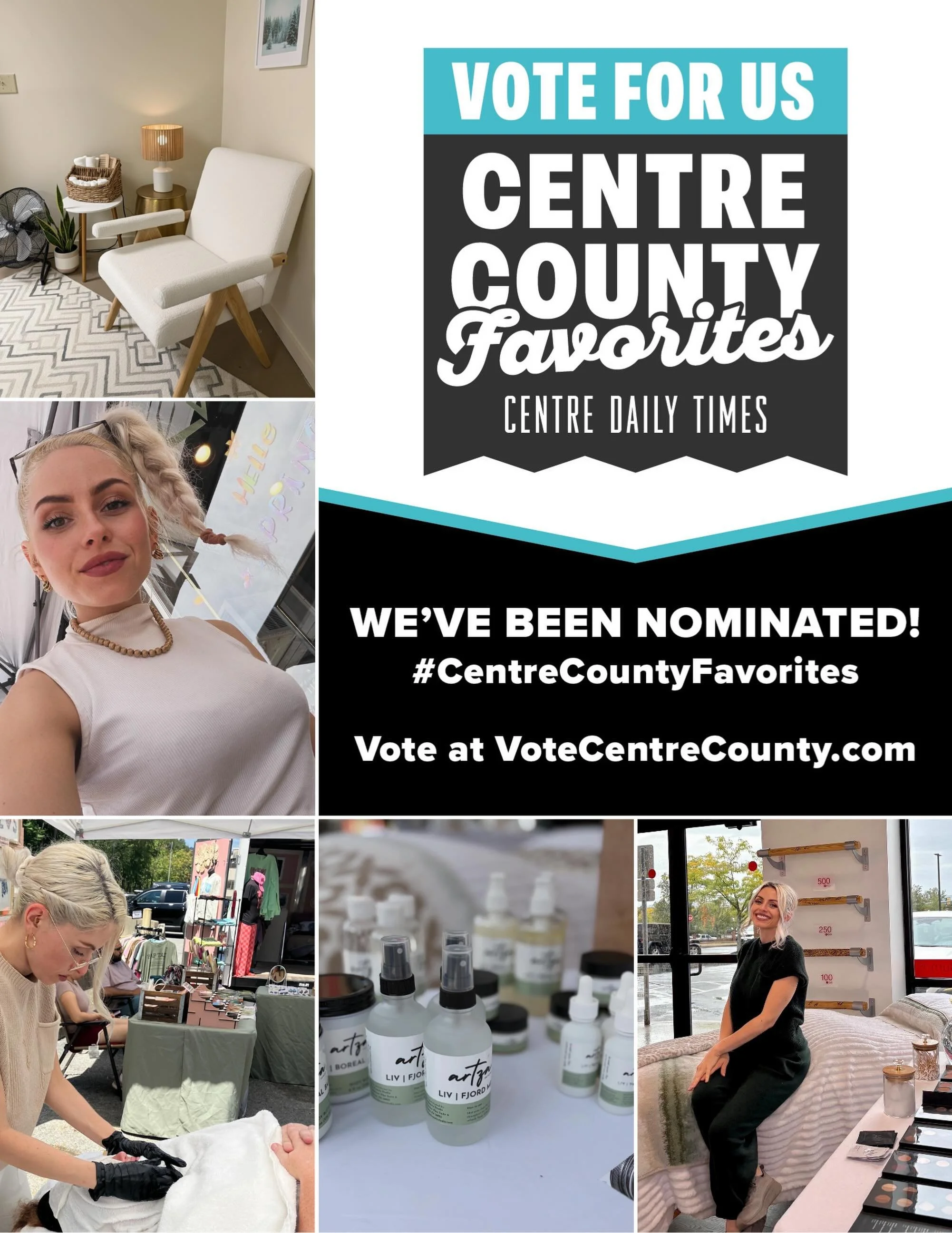 Honored to announce that Navia Beauty Studio is officially nominated for Best Waxing in the 2026 Centre County Favorites! 🏆🌿🇸🇪

Our mission has always been to merge advanced clinical precision with an elevated, luxury spa experience. To be recogn