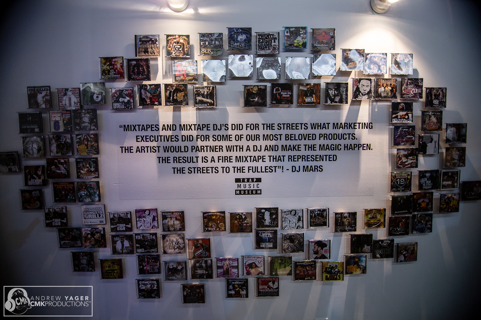 Trap Music Museum: Mixtape Wall 