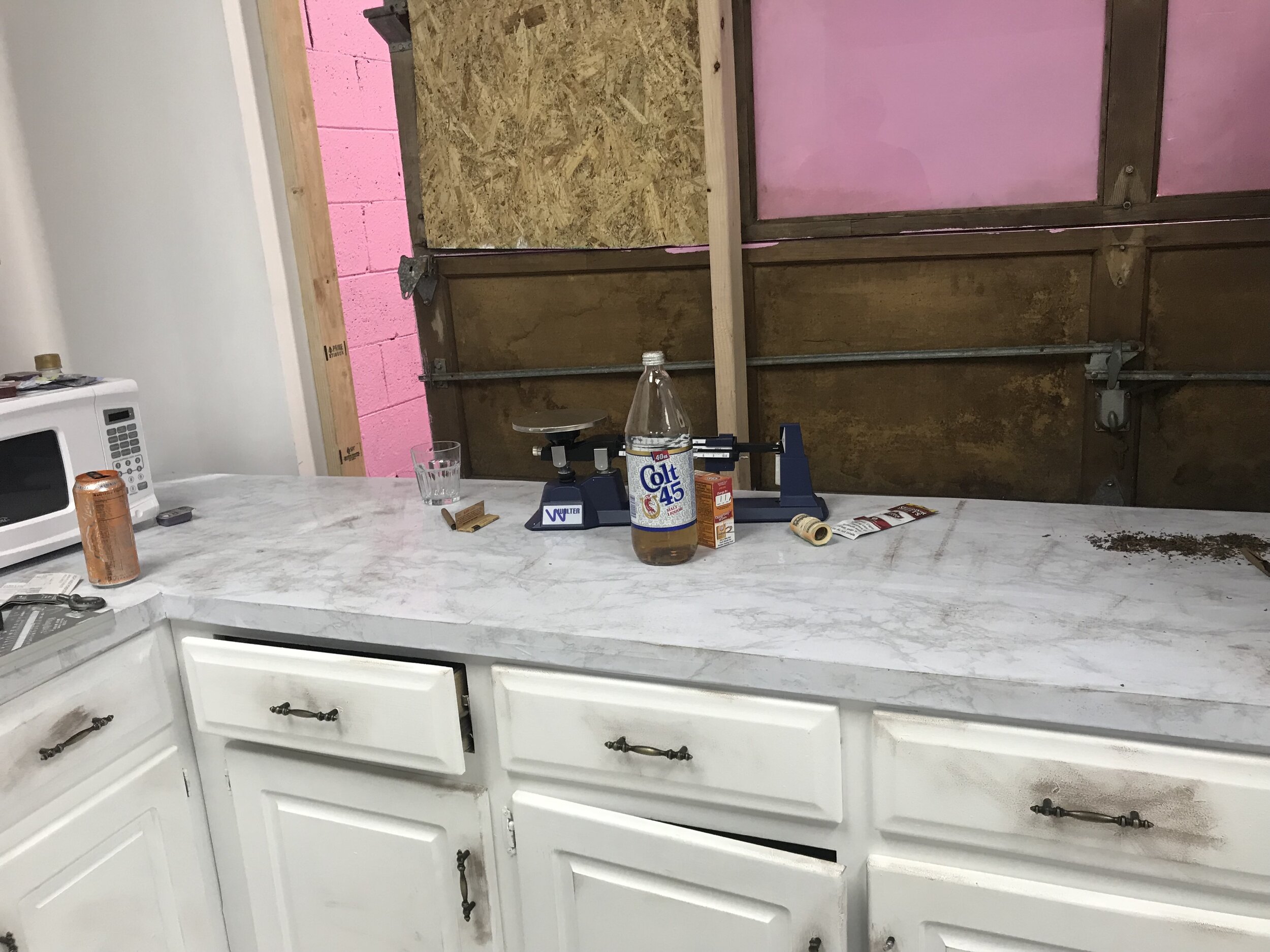 Trap Music Museum: Gucci's Kitchen: During construction 