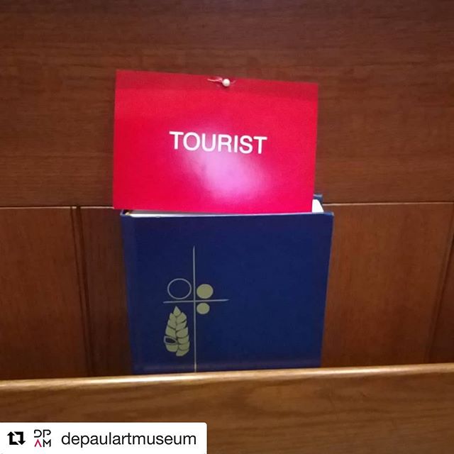 #Repost @depaulartmuseum ・・・
&quot;Genuflect&quot; by Industry of the Ordinary on October 8, 2018, Indigenous People's Day, at St. Vincent de Paul Church, as a vigil for refugees and those around the globe who don't have safe passage. #industryoftheo
