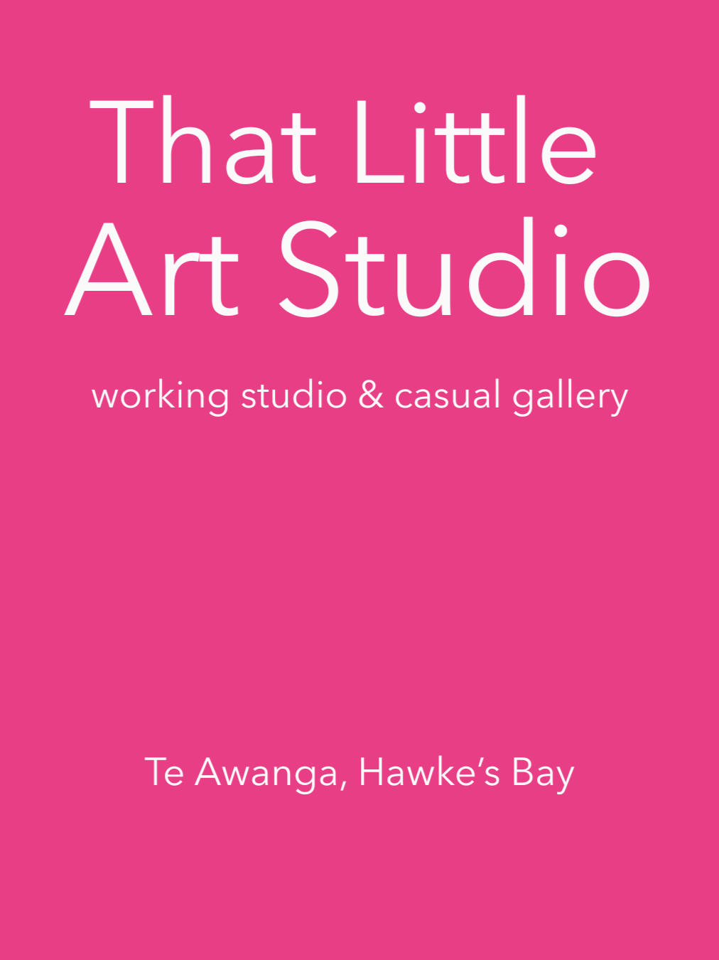 THAT LITTLE ART STUDIO