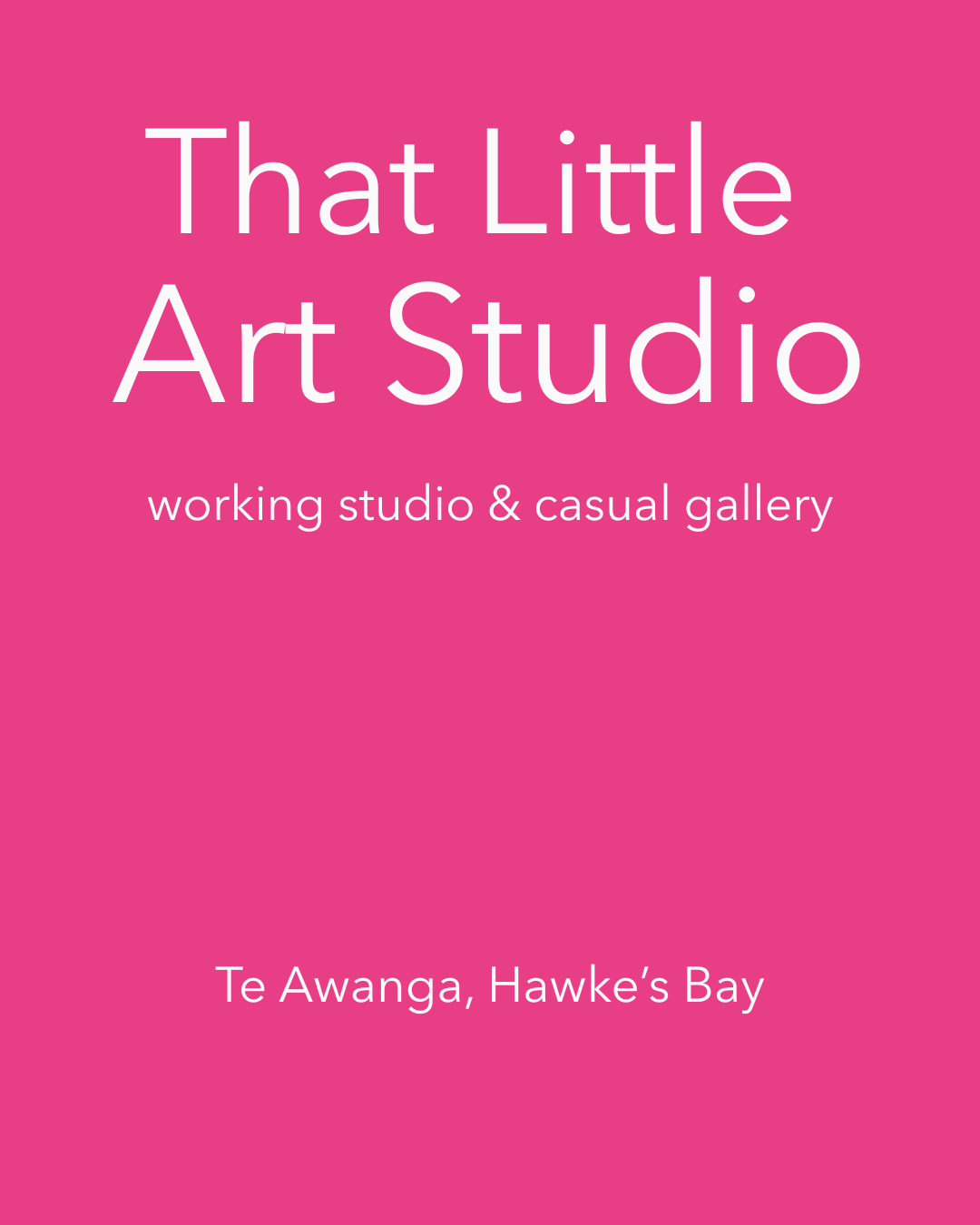 THAT LITTLE ART STUDIO