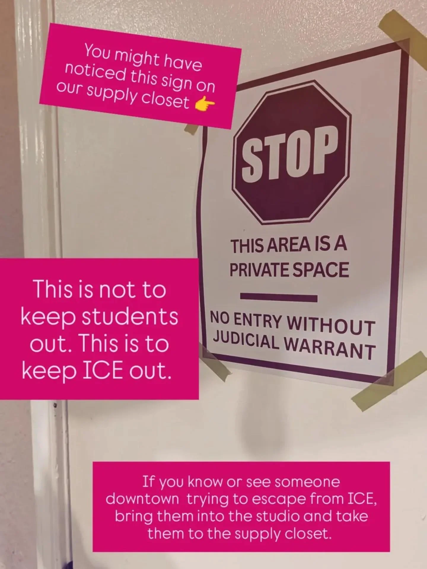 Sending out some resources to our email list soon 📃 
Let's protect our community.