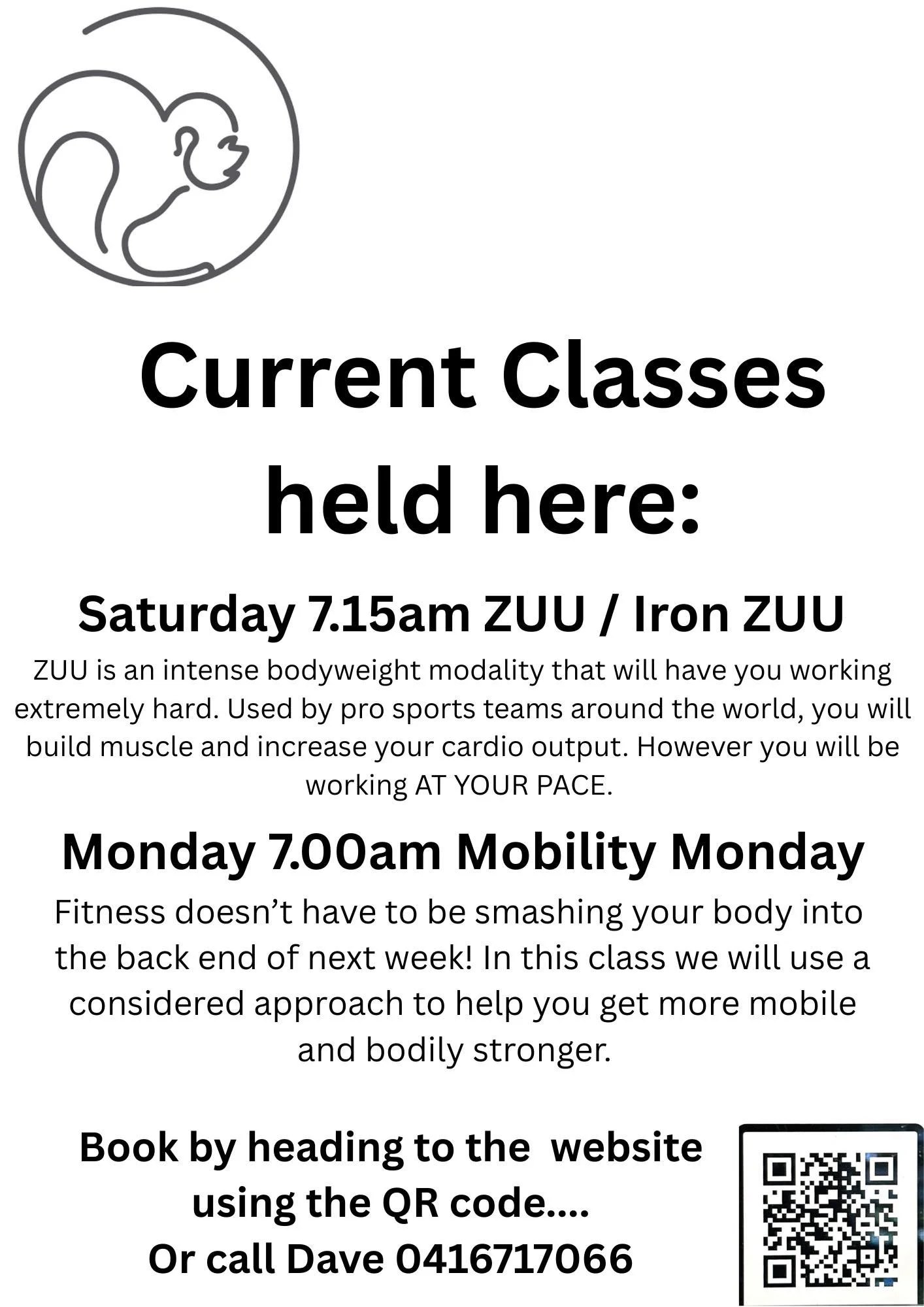 Well I guess from little things, big things grow? 

Closing down the Primal site last year really hurt us. 

With these 2 weekly classes at MyoStrength and now consolidating our 2 weekly Animal Flow classes at ARC Pilates maybe we&rsquo;re on our way