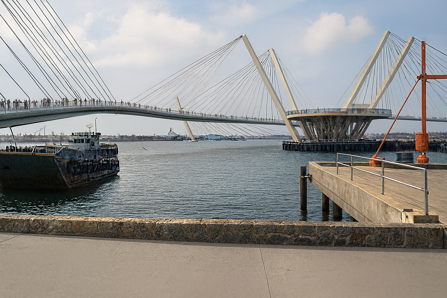 Harbor Bridge and Industrial Waterscape.png