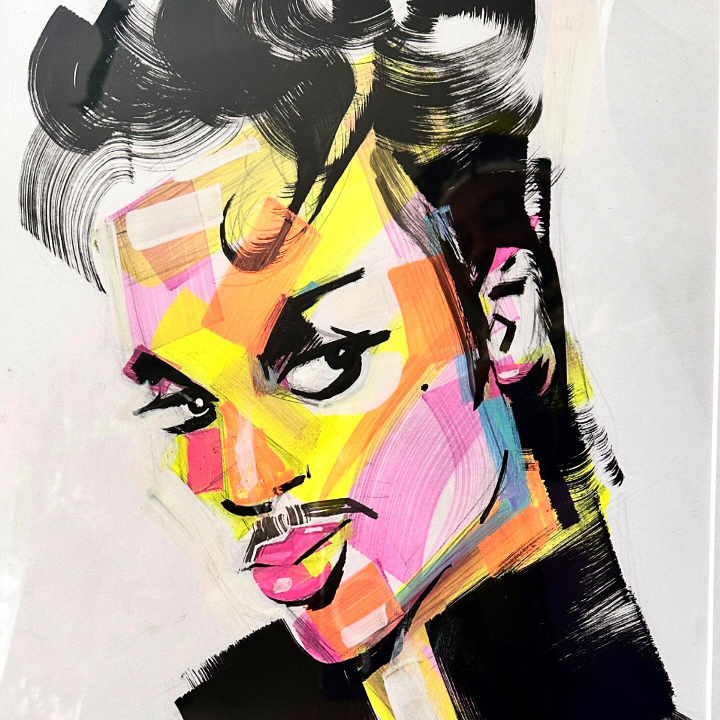 #prince  this one available @yesbabyvintage  #popart #art #acrylicpainting #sketchpainting @montana_colors #purplerain