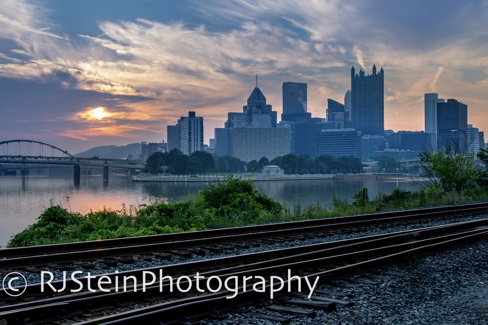 good morning from the train tracks, pittsburgh, 2018