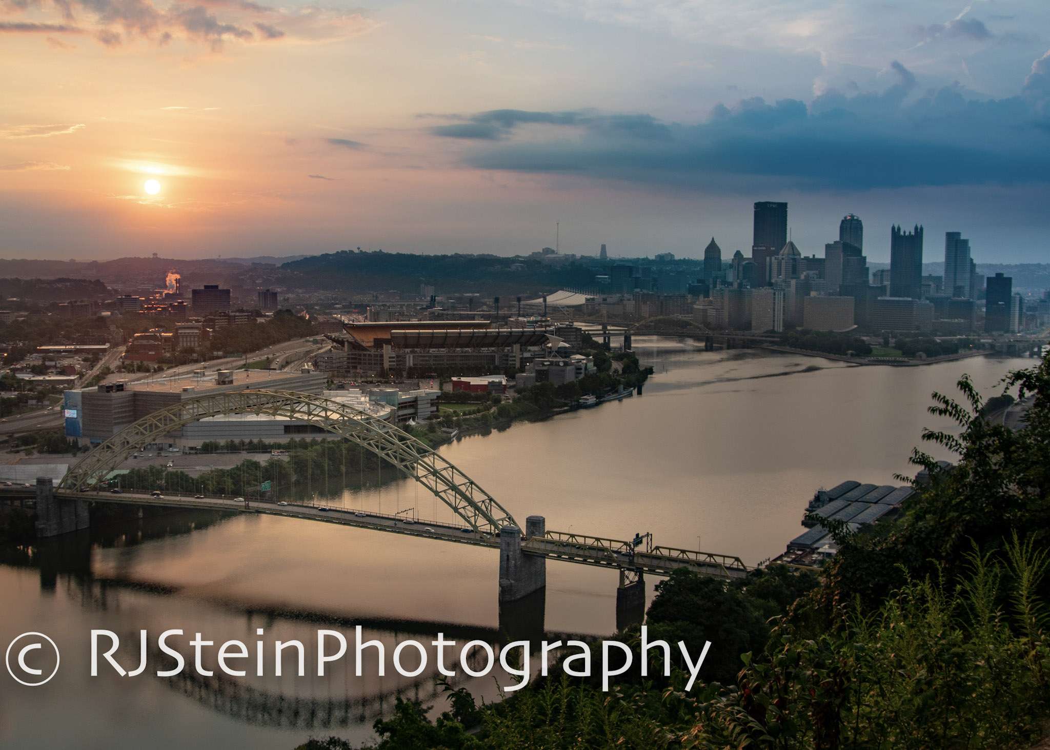 west end sunrise, pittsburgh, 2018