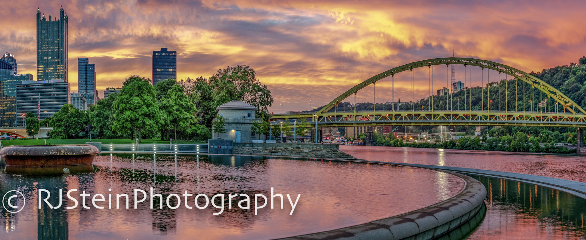 pink pittsburgh point, pittsburgh, 2018