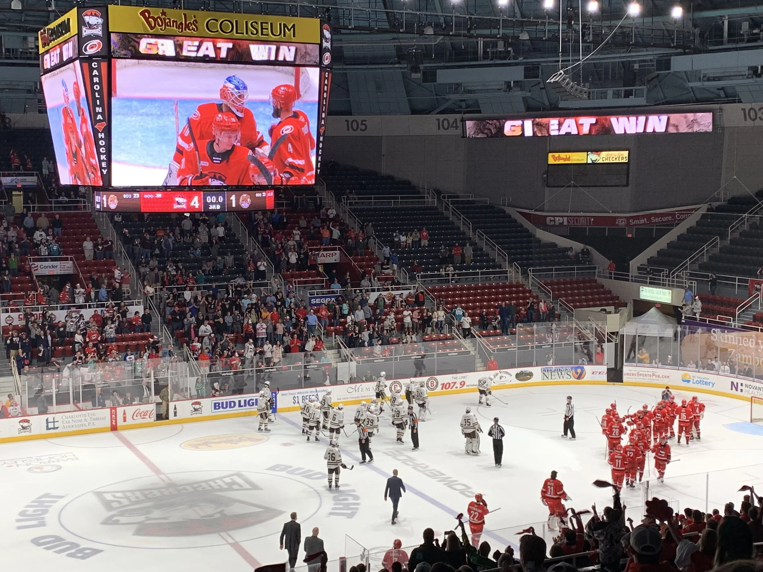 First Time Experiance: Charlotte Checkers Hockey