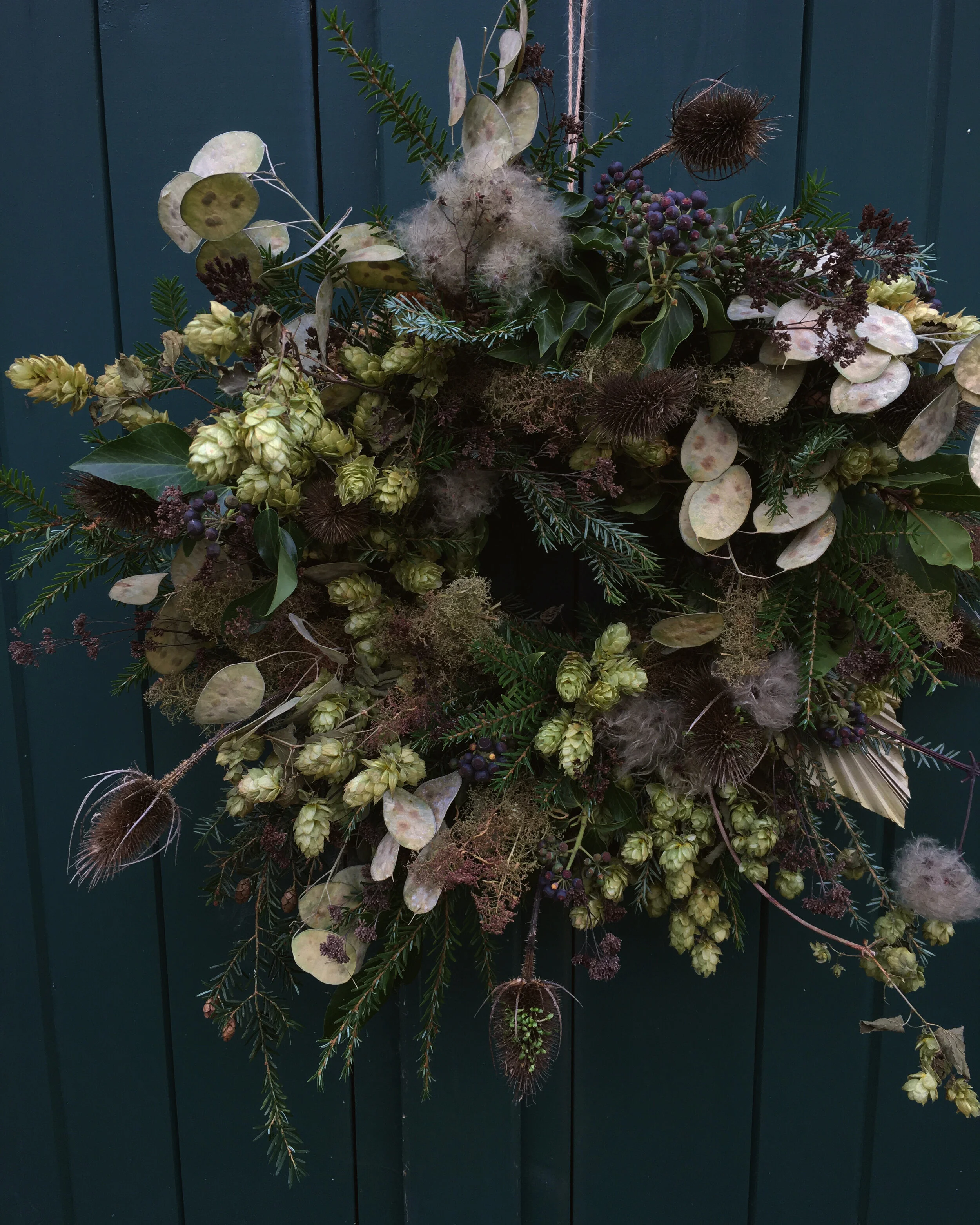 SOLD OUT Sustainable Christmas wreath workshop @ TBN Yule pop up.