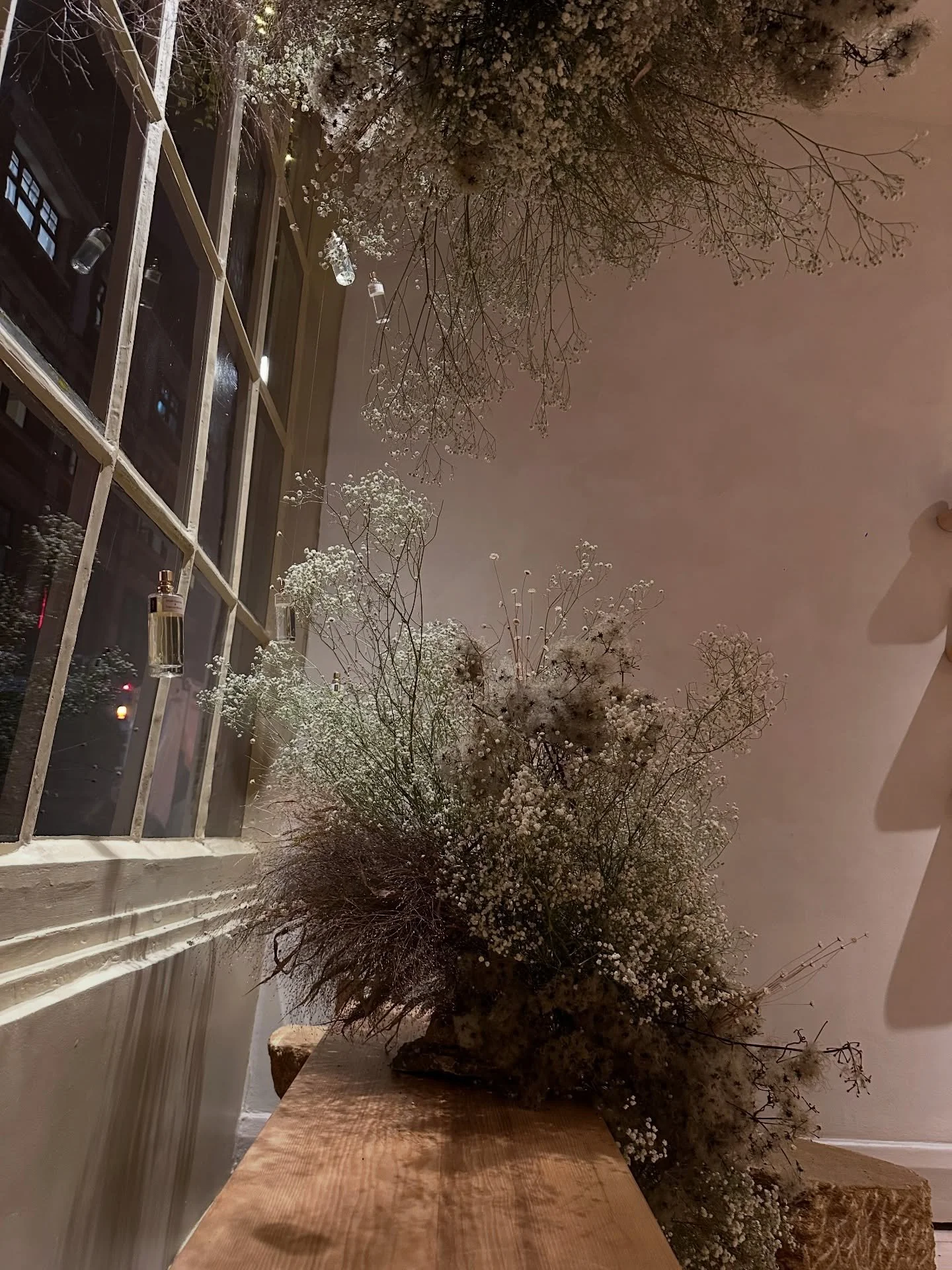 @ffern winter window inspired by a plume of perfume as it hits the air 💨 ☁️