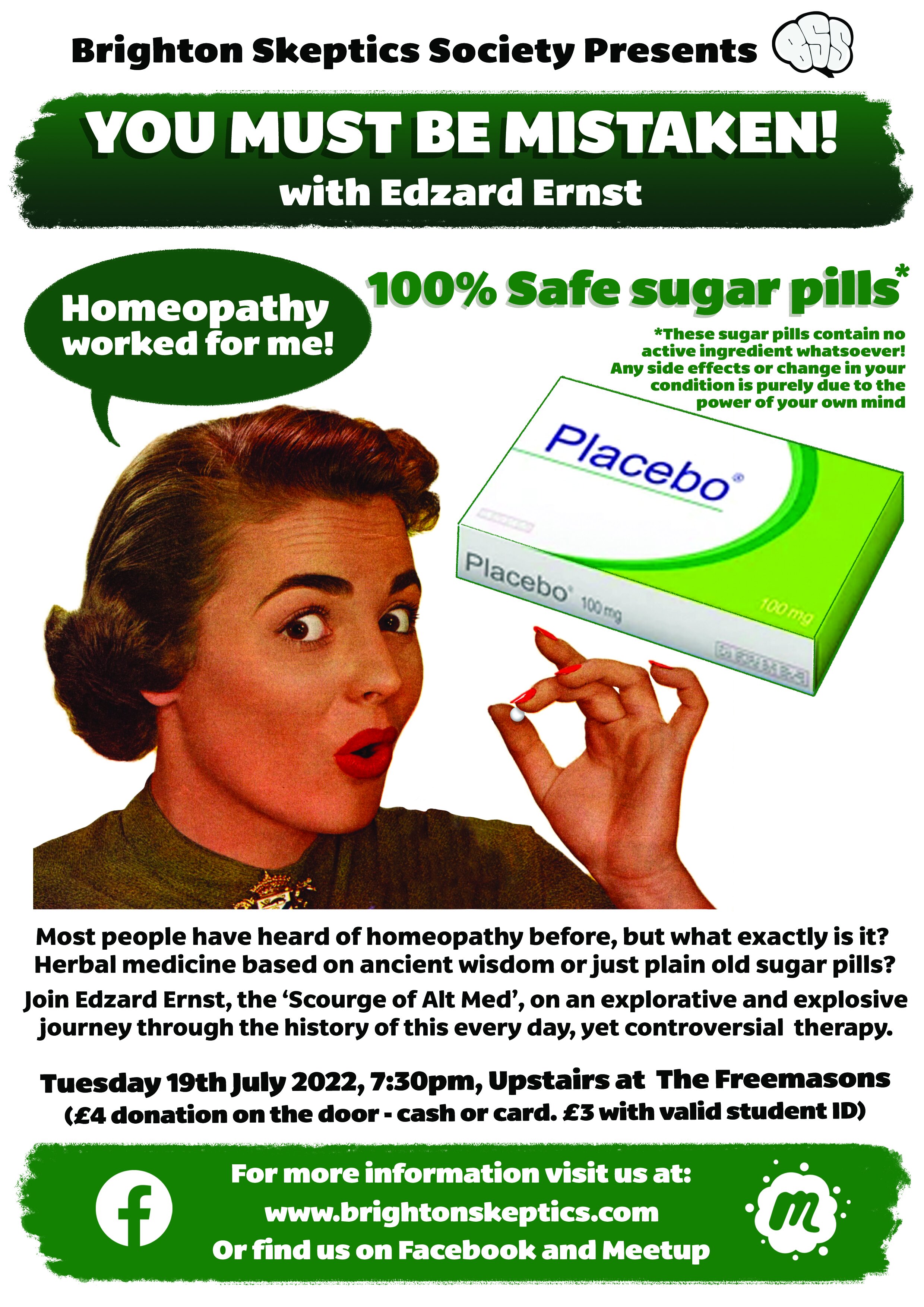 YOU MUST BE MISTAKEN Homeopathy Worked For Me With Edzard Ernst 