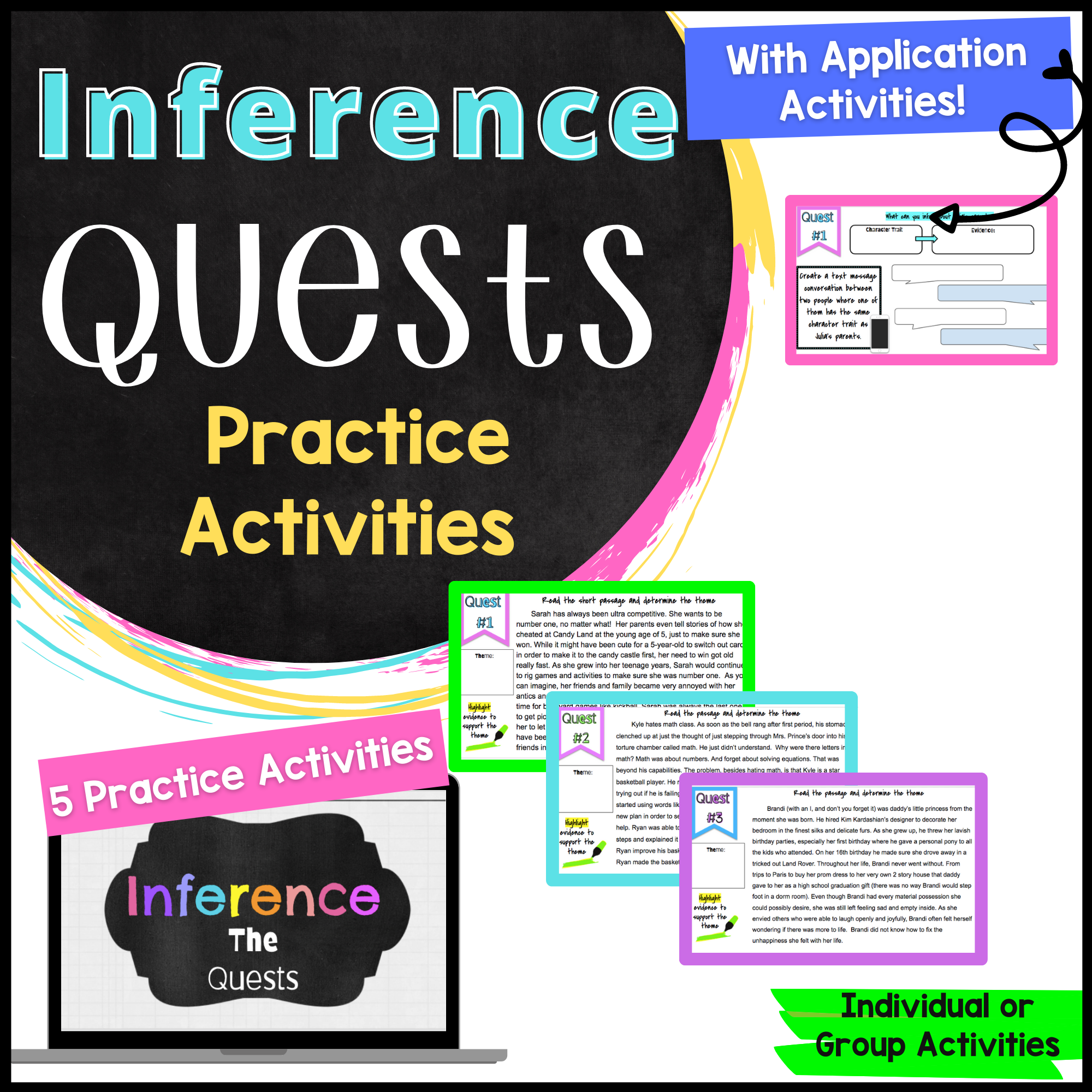 Character Inference Graphic Organizer