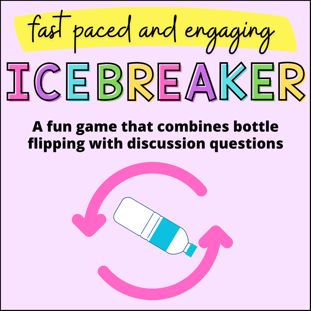 Bottle Flip: A Fun First Week Icebreaker for Middle School ELA