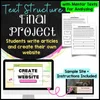 Middle School Text Structure Activity and Project — Teaching Intentionally