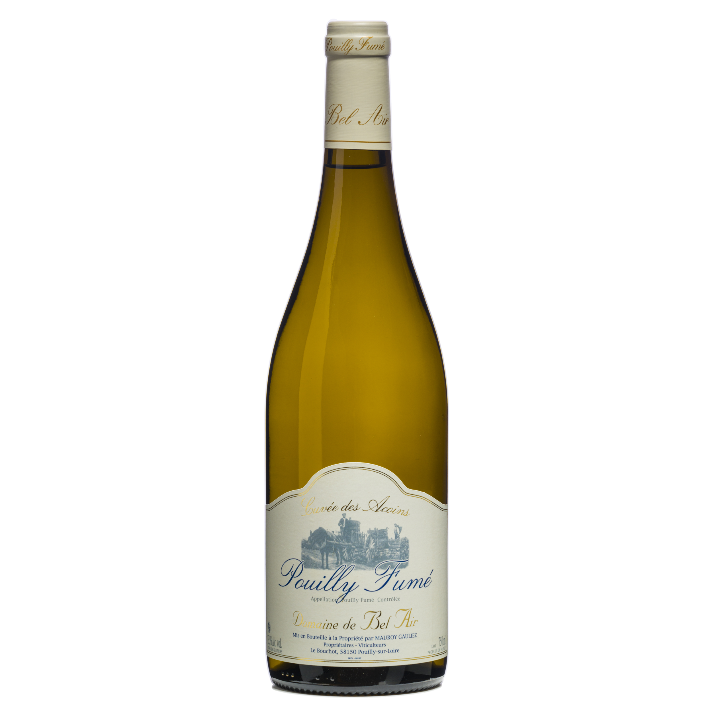 2019 `Cuvée des Acoins` Pouilly-Fumé, Domaine de Bel Air.png