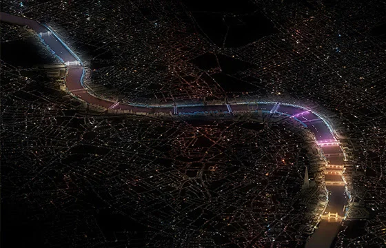 Image credit: Illuminated River ONE TO WATCH: ILLUMINATED RIVER This isn’t an event taking place in January but we are so transfixed by the project we wanted to tell you about it now. Illuminated River is a long term art commission on an unprecedented scale - a scheme to light central London’s bridges along the River Thames. DREAMY. Incorporating up to 15 bridges, from Albert Bridge to Tower Bridge, once complete, Illuminated River will be the longest public art commission in the world at 2.5 miles in length, along 4.5 nautical miles of the River Thames. Following an international competition launched in June 2016, the winning scheme, led by American light artist Leo Villareal, will use the latest LED technology to ‘paint with light’, taking influence from the natural and social activity of the river and produce sequenced patterns that play across the bridge structures. His lighting design will engage specifically with the site of each bridge, respecting and revealing their distinctive histories and architectural features, while the integrated motion across fifteen bridges will create a unified artwork that references the river as a continuous living system. So keep an eye on the progress as the artery of our city is decorated with splendour. We cannot wait to see all the finished results. Facebook | Instagram | Twitter