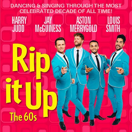 DANCE: RIP IT UP Four hot celebrity stars from Strictly Come Dancing have come together for Rip It Up , a 60s spectacular of dance, song and acrobatics celebrating the decade that transformed the 20th century. Harry Judd of McFly, Aston Merrygold from JLS, Jay McGuiness from The Wanted and Louis Smith, Olympian extraordinaire, will all have the audience up from their seats and dancing the evening away. We’ve seen them on our screens waltzing and jiving their way round the ballroom and they’ve each kept fans up to date with rehearsals on social media so we know we’re in for a visual treat. With music from legends like The Beatles, The Rolling Stones, Bob Dylan, The Doors, Dusty Springfield and so many more, it really will be a family treat for all. Tickets are from £25 with the option for meet and greet upgrades for the super fans amongst you and it’s all going down at the Garrick Theatre in the West End. Shimmy shimmy on down. Facebook | Twitter