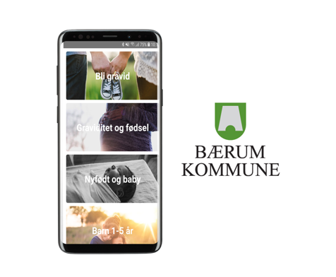 I gang med pilot i Bærum