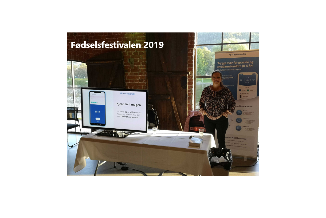 Helseoversikt tilstede på Fødselsfestivalen 2019