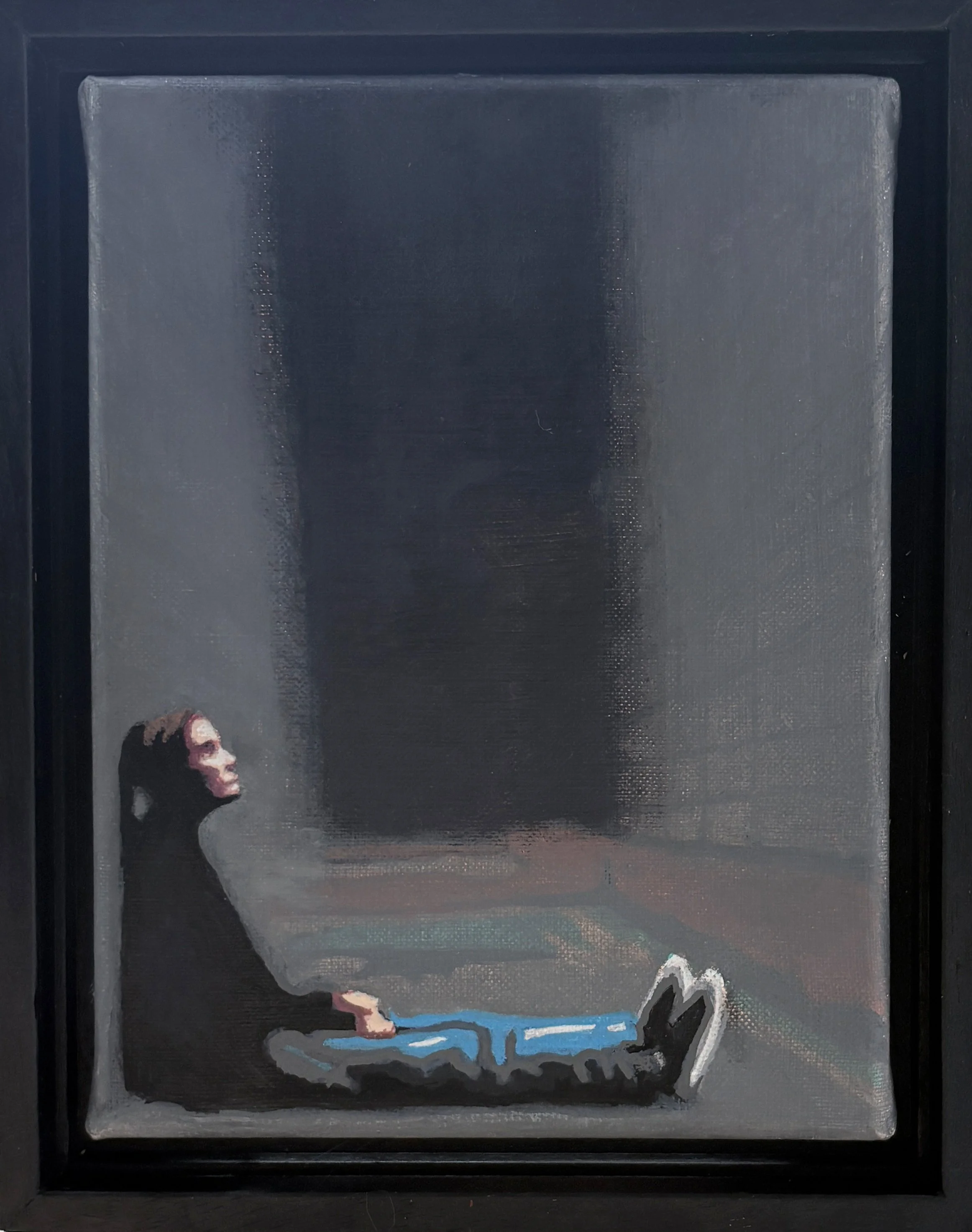 2026 Expectations 6 framed 20x20 oil on canvas Marko Klomp.jpg