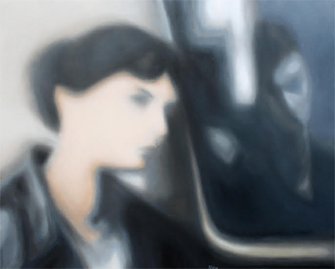 Or é li 2 , olieverf op doek, 100x80, 2009