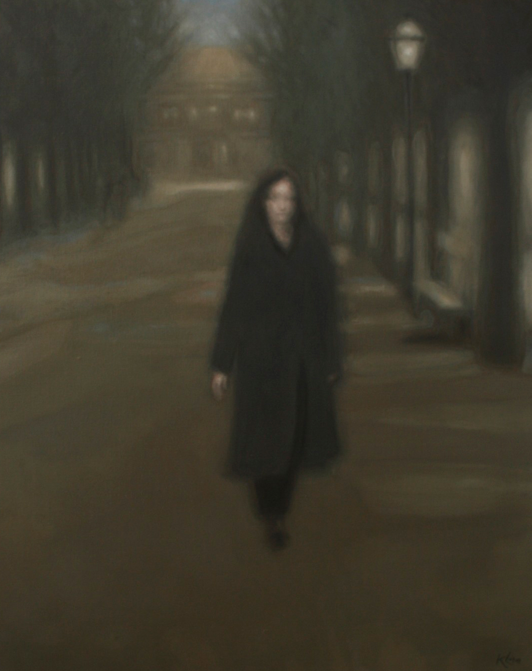 Lange Voorhout (I) , olieverf op doek, 80x100, 2011