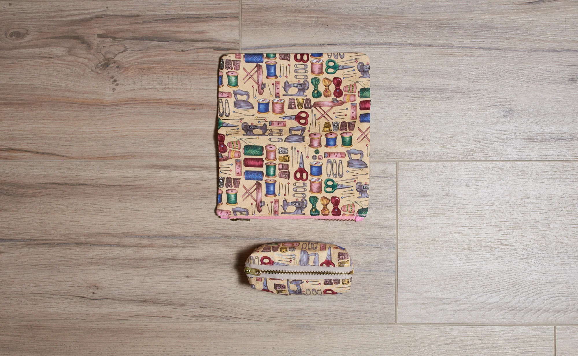 pochette necessaire in tessuto