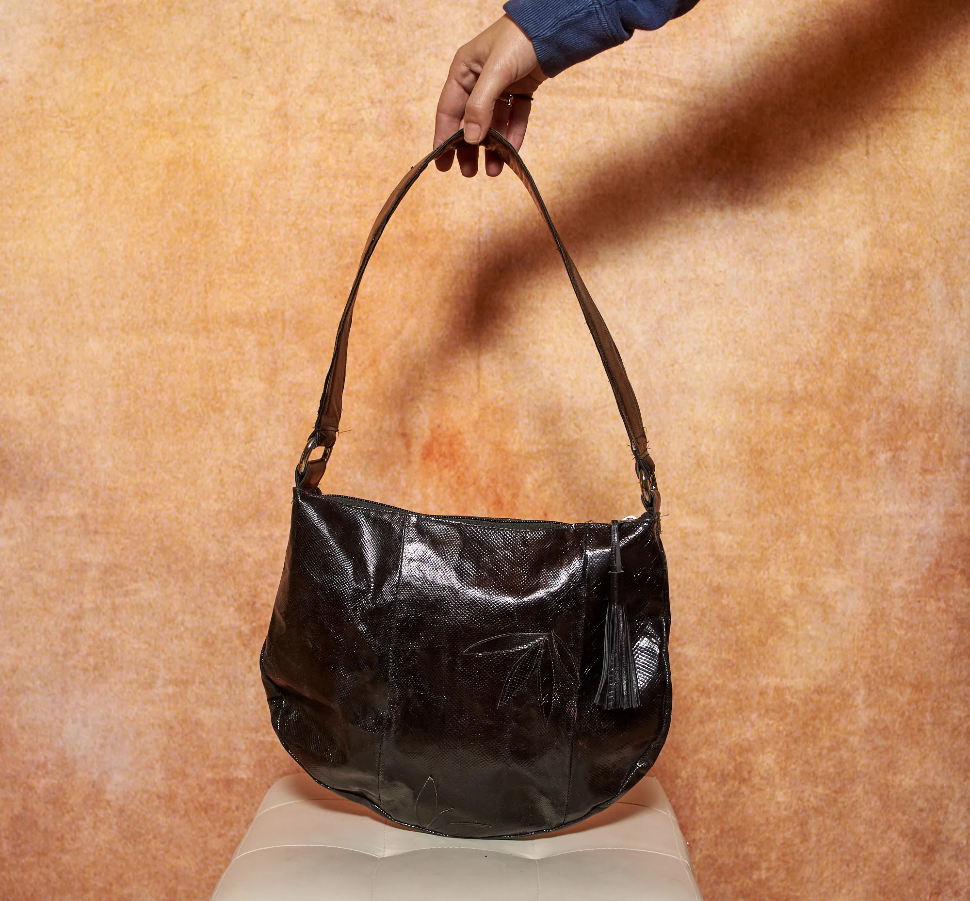 shoulder bag - borsa a spalla in pitone