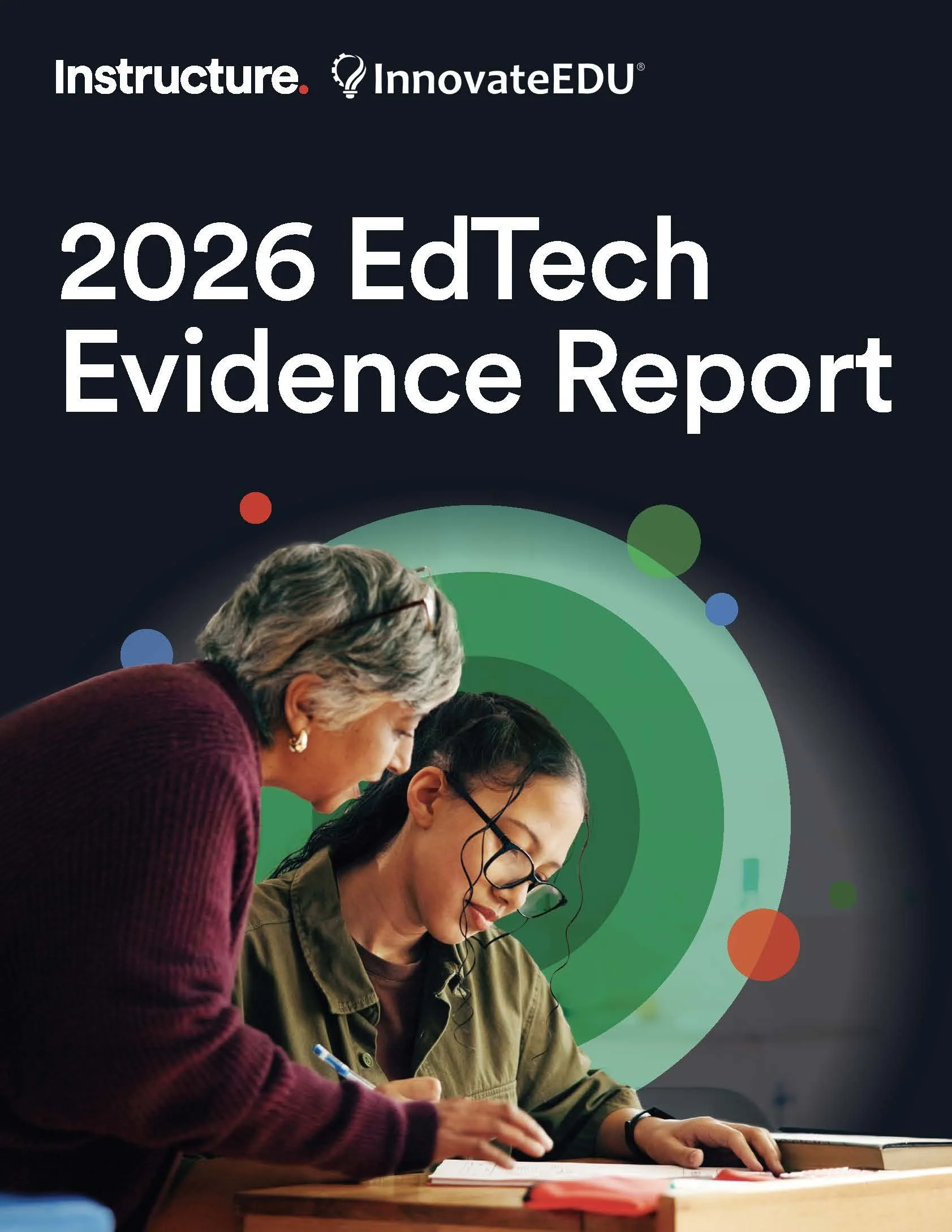 cover image of the 2026 instructure evidence report
