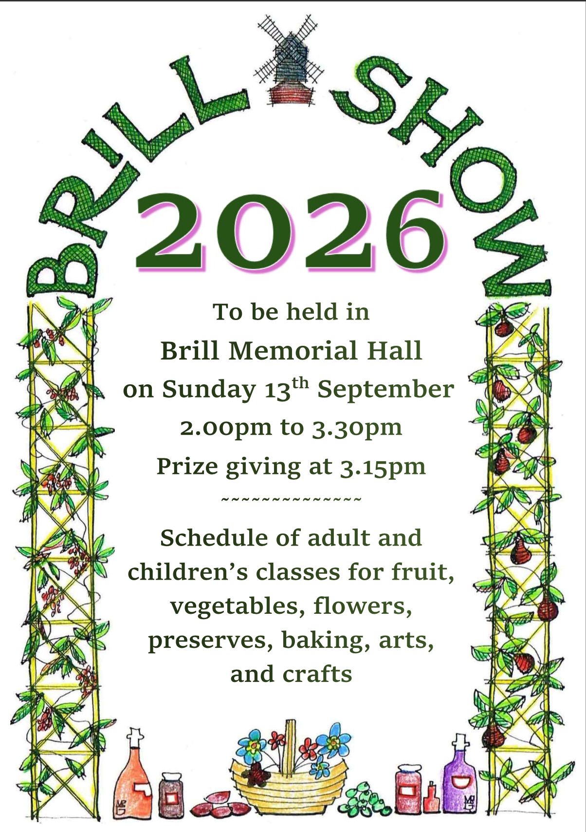 Front cover of Brill Show schedule 2026