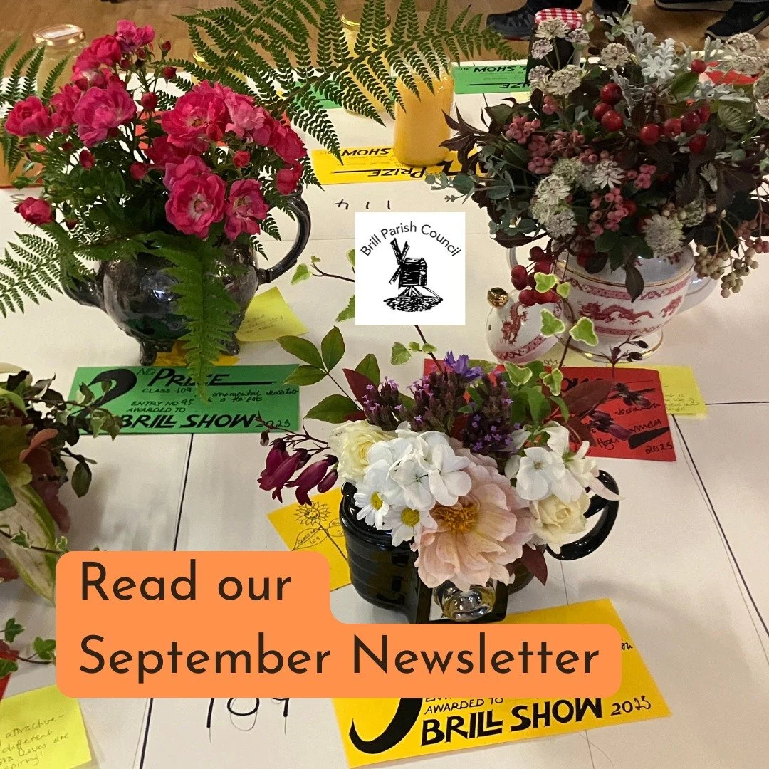 📣 Welcome to Brill Parish Council&rsquo;s September newsletter. In this issue - 

🚒 Brill Fire Station - now recruiting on-call fire fighters
🦌 What to do if you hit a deer 
🥷 How to avoid Car Parking Scams 
🚌 Brill Buses - new timetables

How t