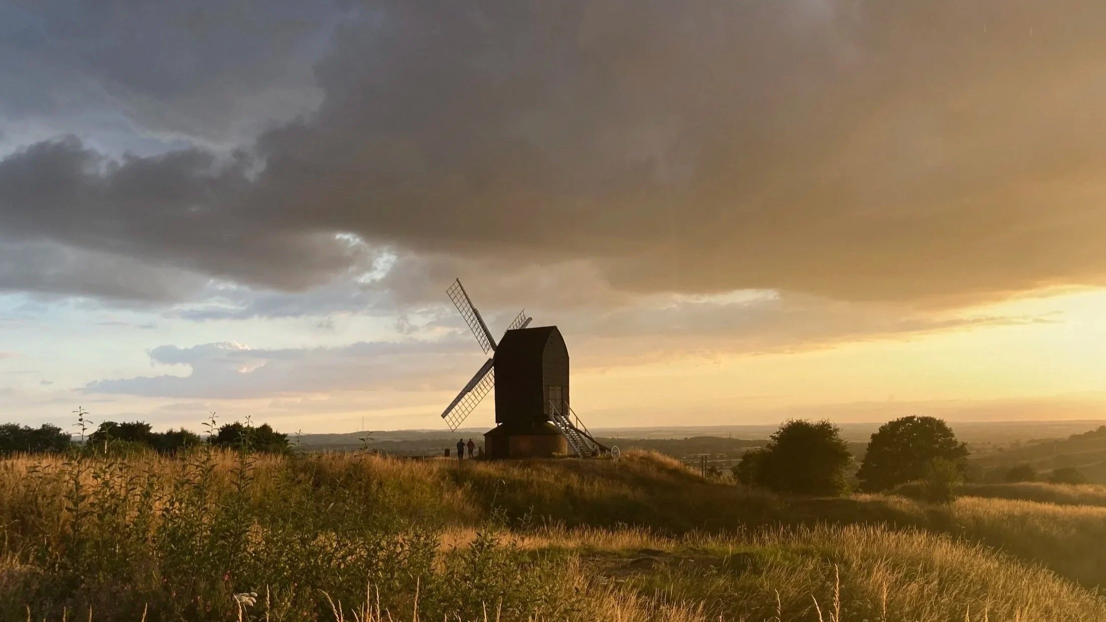 Photo of Brill Windmill in golden evening light