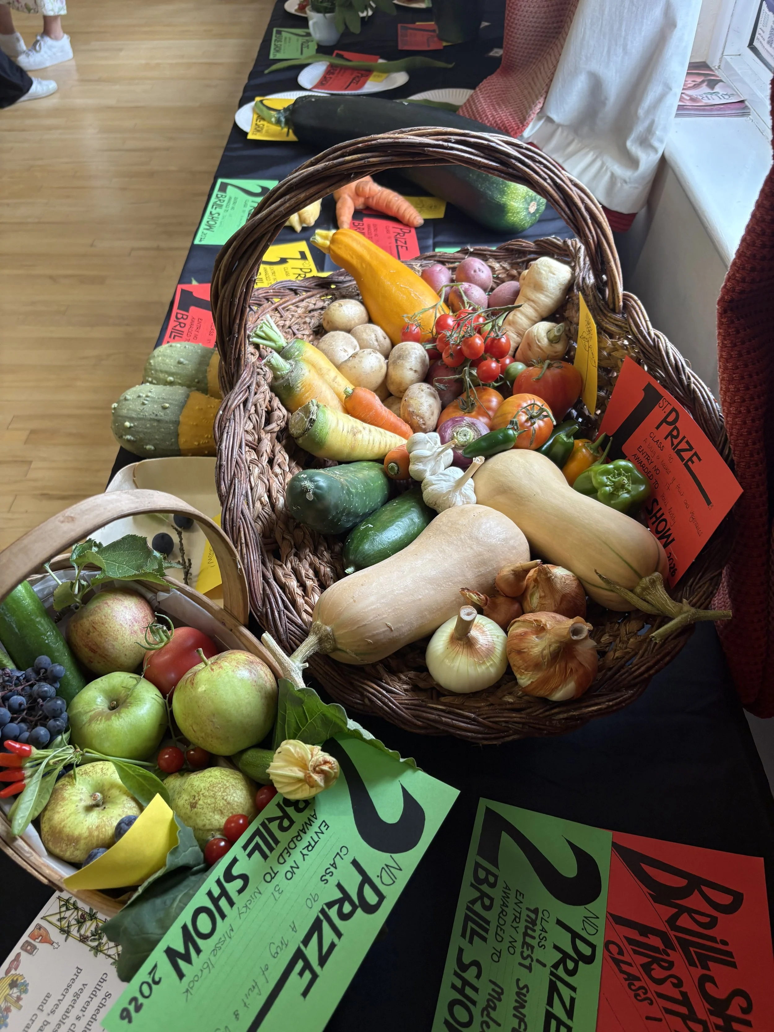 Photo of assorted colourful vegetables in baskets