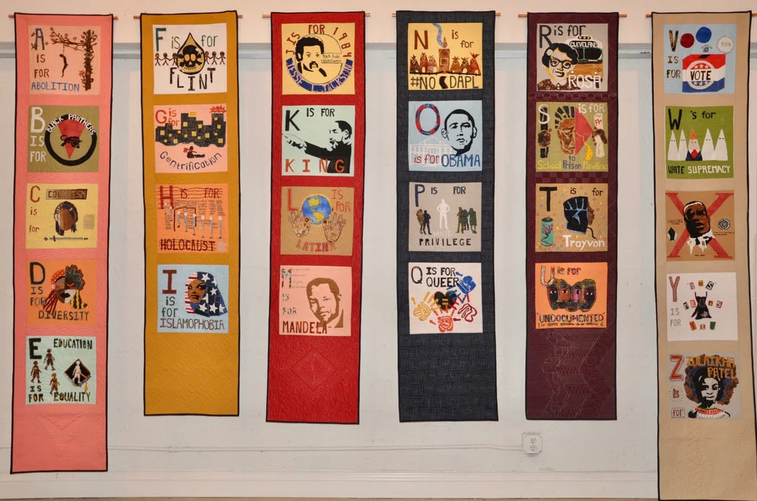 “The Activist’s ABC,” photo courtesy: Social Justice Sewing Academy