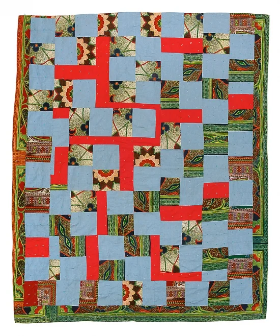 America Irby, “One Patch,” Tied, 1970, 91 x 78 inches, The Museum of Fine Arts Houston via Souls Grown Deep