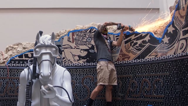 FAILE: Savage/Sacred Young Minds - Brooklyn Museum Installation Video