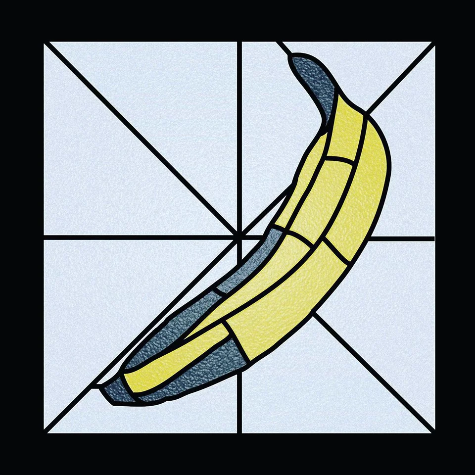 The Velvet Underground and Nico stained glass window design