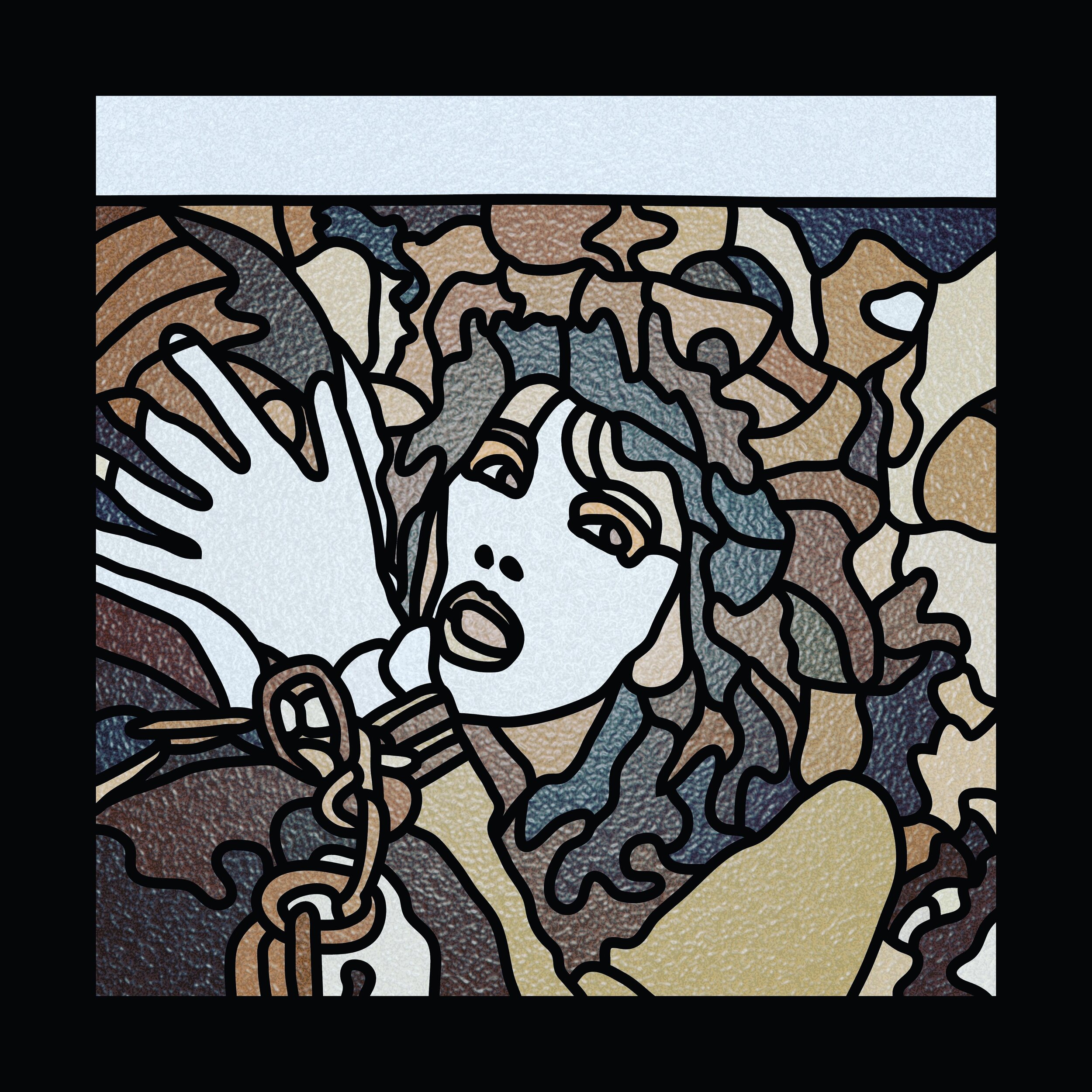 Kate Bush The Dreaming stained glass window design — We Are Glass